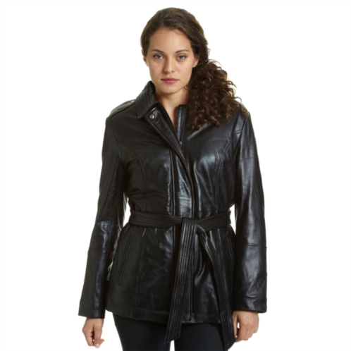 Womens Excelled Leather Coat