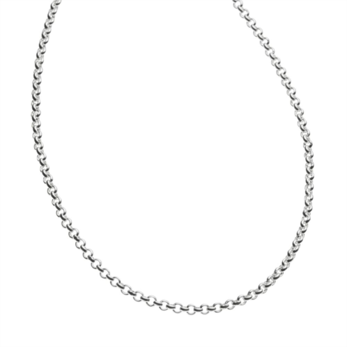 PRIMROSE Sterling Silver Rolo-Link Chain Necklace - 18-in.