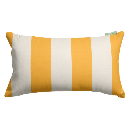 Majestic Home Goods Striped Indoor Outdoor Small Decorative Pillow