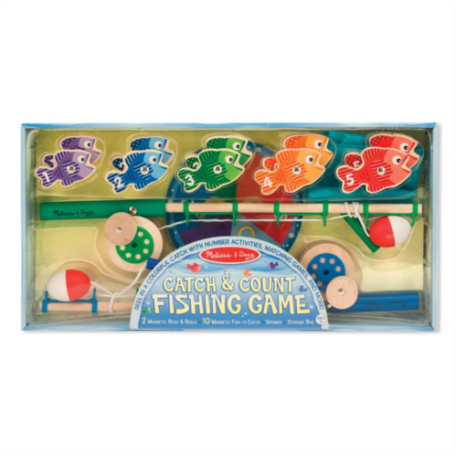 Charming Girl Melissa & Doug Catch & Count Magnetic Fishing Game