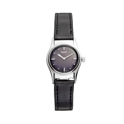 Seiko Womens Braille Leather Watch - SWL001