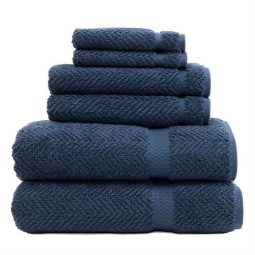 Linum Home Textiles Herringbone 6-pc. Bath Towel Set