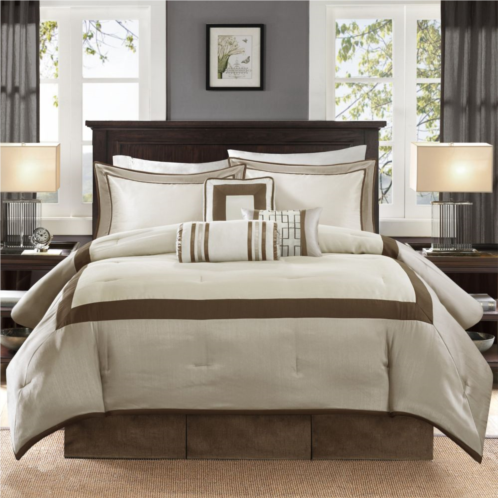 Madison Park Abigail 7-piece Comforter Set with Throw Pillows