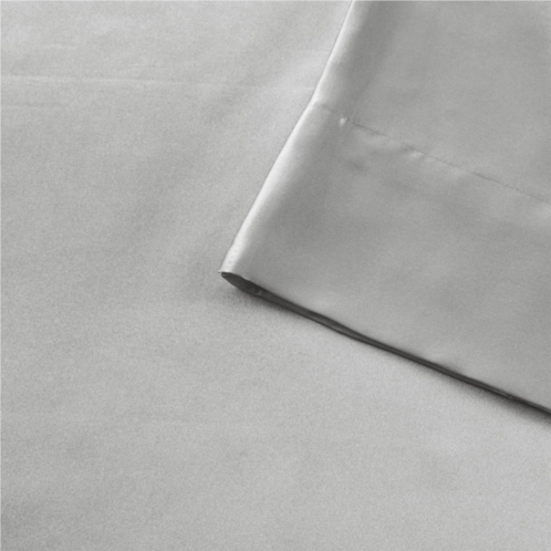 Madison Park Essentials Satin Luxury Solid Sheet Set and Pillowcases