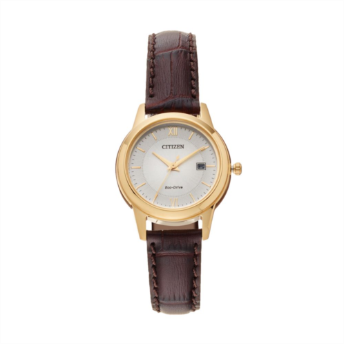 Citizen Eco-Drive Womens Leather Watch - FE1082-05A