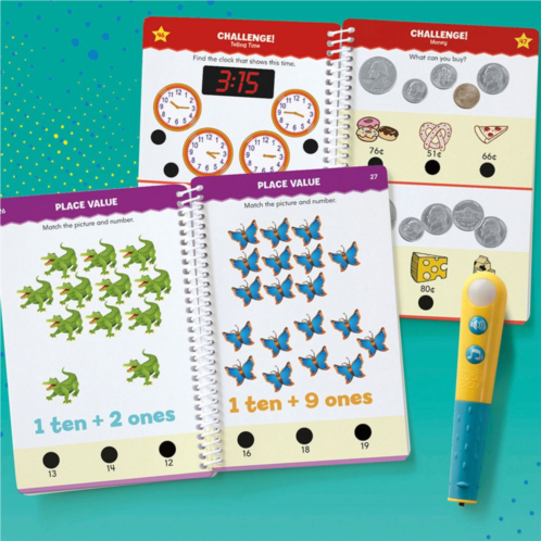 Educational Insights Hot Dots Lets Master Grade 1 Math Book Set