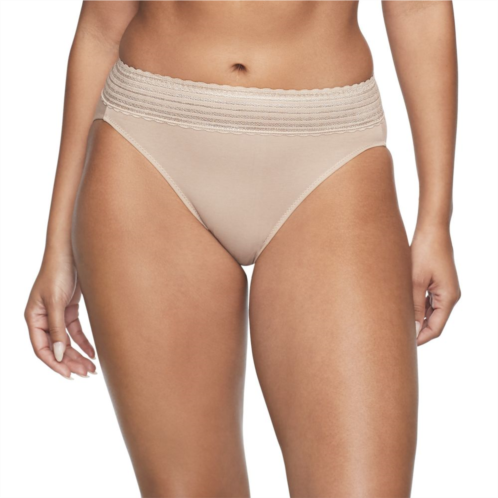 Warners No Pinching, No Problems Dig-Free Comfort Waist with Lace Cotton Hi-Cut RT2091P