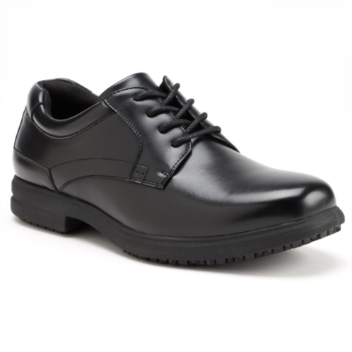 Nunn Bush Sherman Mens Plain Toe Slip-Resistant Oxford Shoes
