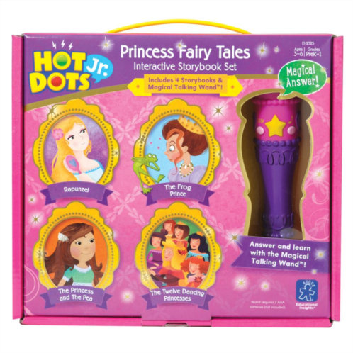 Educational Insights Hot Dots Jr. Princess Fairy Tales Storybook Set