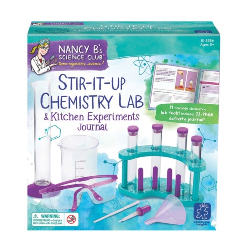 Educational Insights Nancy Bs Science Club Stir-it-Up Chemistry Lab & Kitchen Experiments Journal