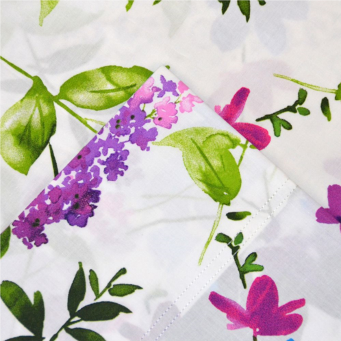 Pointehaven Printed Percale Sheet Set