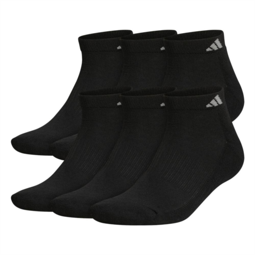 Big & Tall adidas 6-pack Athletic Cushioned Low Cut Socks