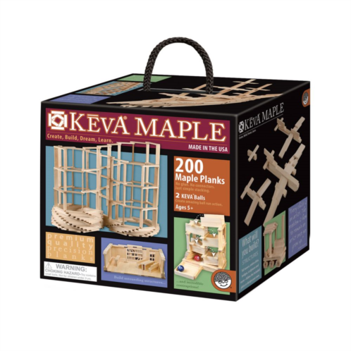 KEVA Maple 200-Piece Plank Set by MindWare
