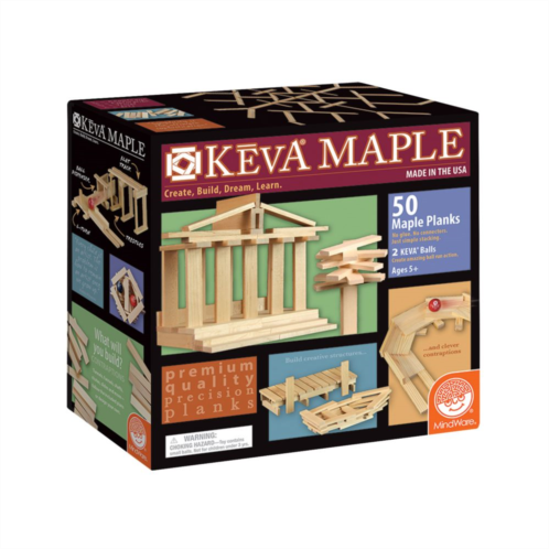 KEVA Maple 50-Piece Plank Set by MindWare