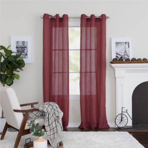 Miller Curtains Preston Grommet Top 1-Panel Window Curtain