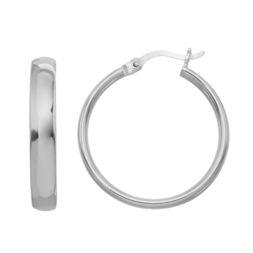 Unbranded Sterling Silver Hoop Earrings