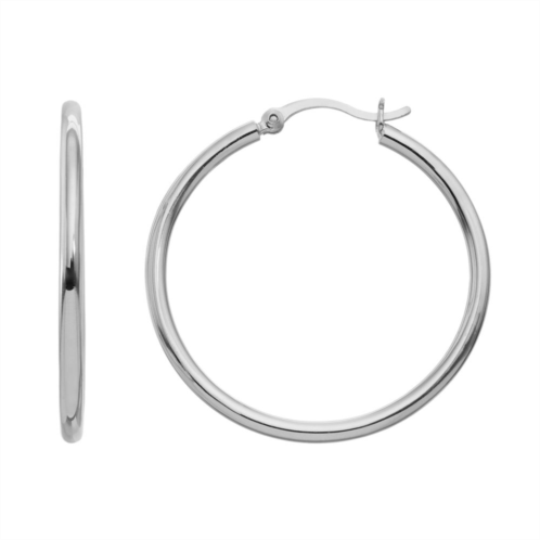 Unbranded Sterling Silver Hoop Earrings