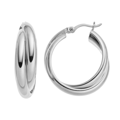 Unbranded Sterling Silver Hoop Earrings