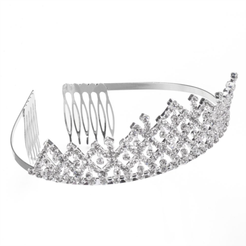 Vieste Simulated Crystal Lattice Tiara Headband
