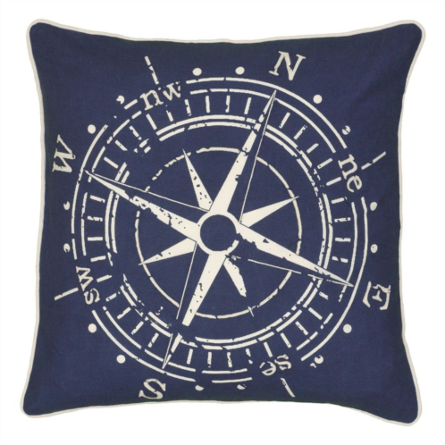 Rizzy Home Compass Throw Pillow