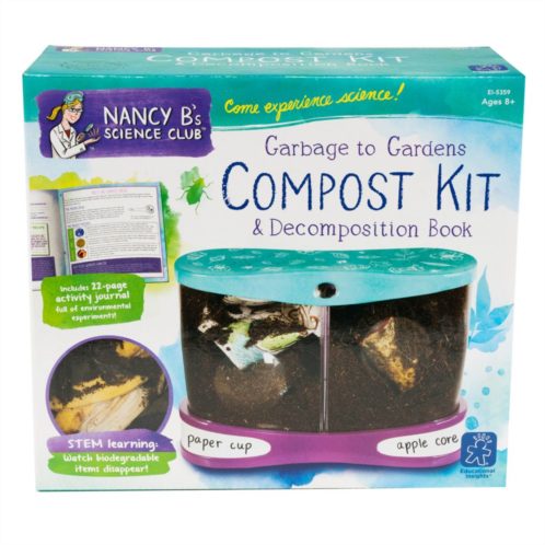 Educational Insights Nancy Bs Science Club Compost Kit & Decomposition Book