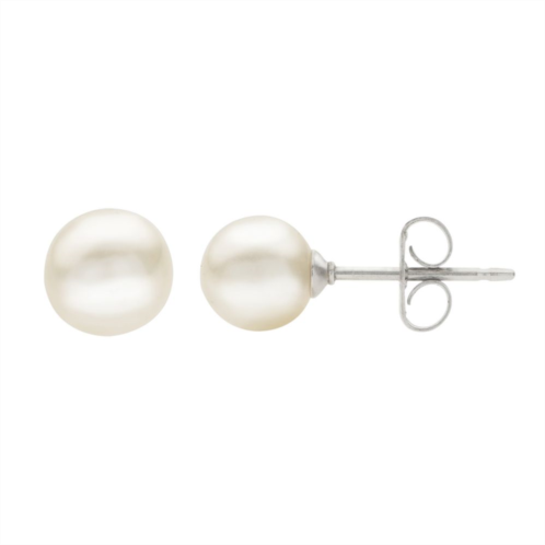 Unbranded PearLustre by Imperial Freshwater Cultured Pearl Stud Earrings - 7 mm