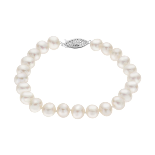 PearLustre by Imperial 7-7.5 mm Freshwater Cultured Pearl Bracelet - 7 in.