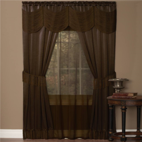 Lush Decor Halley 3-pc. Window Curtain Set