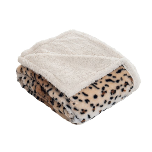 Unbranded Fleece Sherpa Blanket Throw