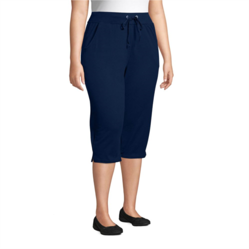 Plus Size Just My Size French Terry Capris