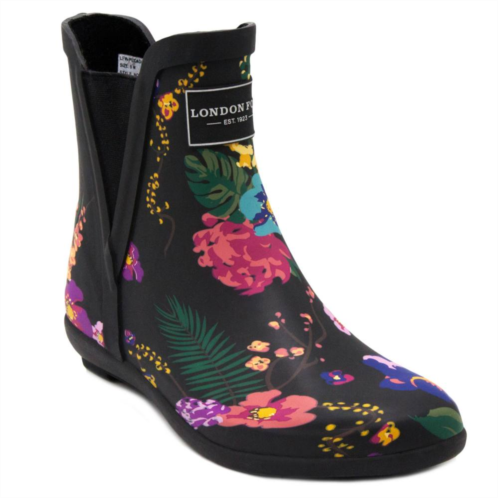 London Fog Piccadilly Womens Waterproof Rain Boots