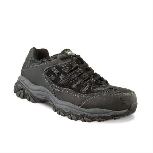 Skechers Work Relaxed Fit Cankton Mens Steel-Toe Shoes