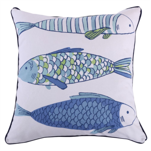 Levtex Home Catalina Fish Print Throw Pillow