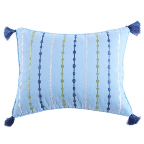 Levtex Home Catalina Embroidered Tassel Throw Pillow