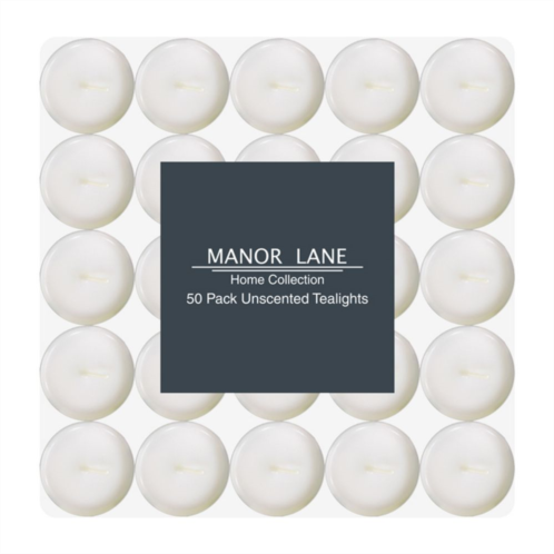 Manor Lane White Tealight 50-piece Set