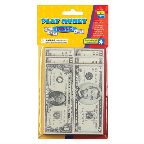 Educational Insights Play Money Bills
