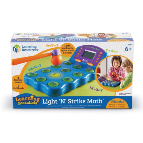 Learning Resources Light N Strike Math Electronic Game