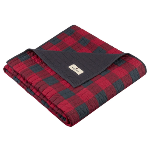 Woolrich Check Quilted Throw Blanket
