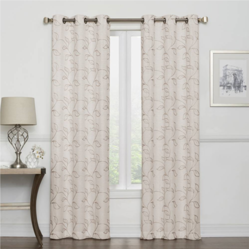 Sonoma Goods For Life 2-pack Leaf Embroidery Window Curtains