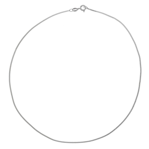 PRIMROSE Sterling Silver Box Chain Necklace