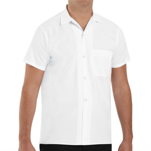 Red Kap Mens Classic-Fit Button-Down Cook Shirt