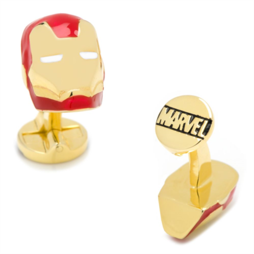 Mens Marvel Comics 3D Iron Man Mask Cuff Links