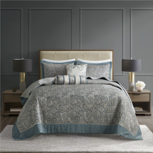 Madison Park Whitman 5-piece Jacquard Bedspread Set