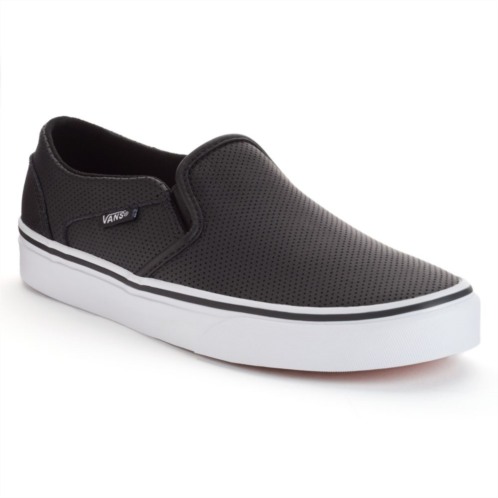 Vans Asher Womens Perforated Slip-On Shoes