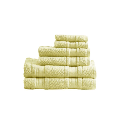 Madison Park Essentials 6-piece Remy Super Soft Quick Dry Antimicrobial Cotton Bath Towel Set
