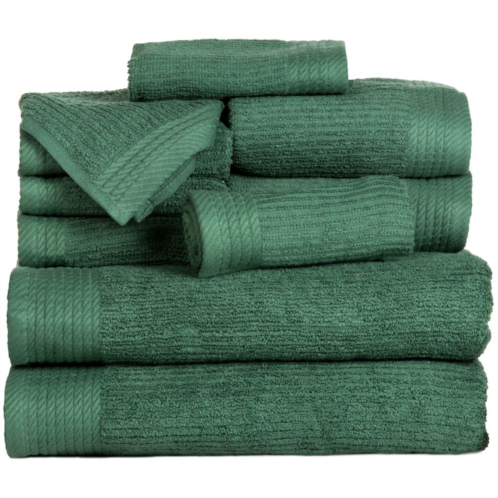 Portsmouth Home Ribbed Cotton 10-piece Bath Towel Set