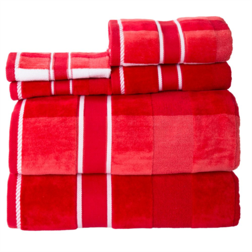 Portsmouth Home Oakville Velour 6-piece Bath Towel Set
