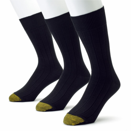 Mens GOLDTOE 3-pack Hampton Pima Dress Socks