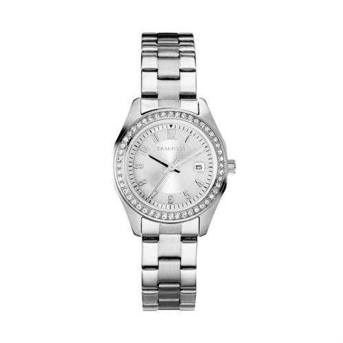 Caravelle by Bulova Womens Crystal Stainless Steel Watch - 43M120