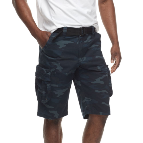 Mens RawX Regular-Fit Belted Cargo Shorts
